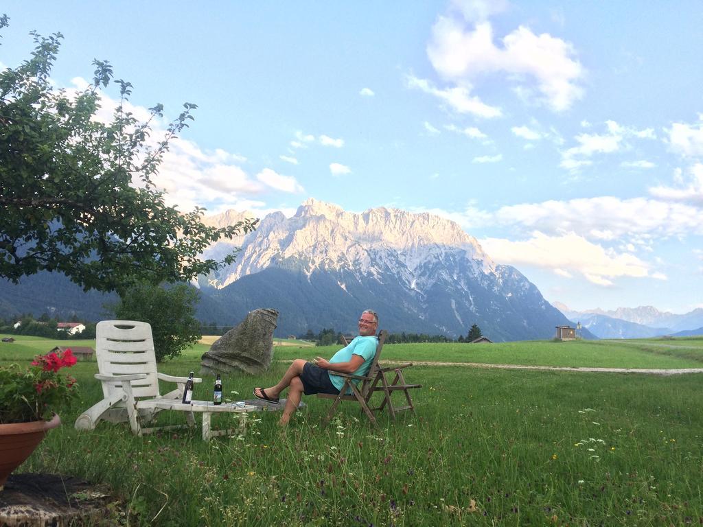 Apartament Zum Bergbauer Mittenwald Zewnętrze zdjęcie